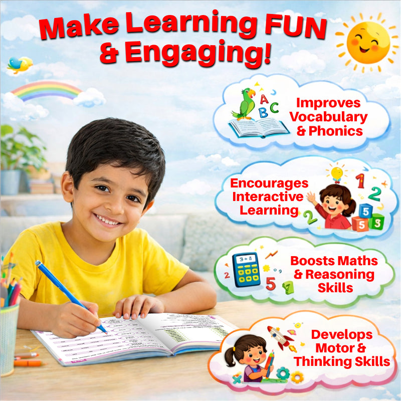 The Ultimate Workbook for Children: 5 – Early Learning & Educational Book for Kids (Age 3+ Years)