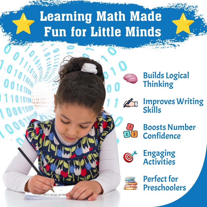 My Early Maths Workbook Pre K for Kids – 191 Fun  Activities for Counting & Early Learning (Age 3+Years)