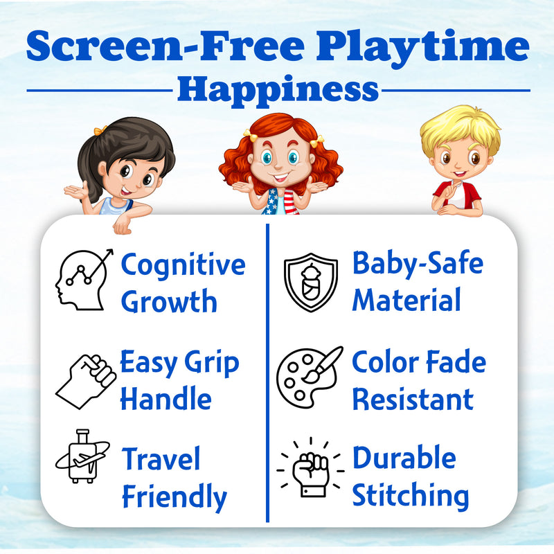 Underwater Tails – Baby's First Cloth Book (Age 0+) | Crinkle Sound, Gentle Touch Sensory Books