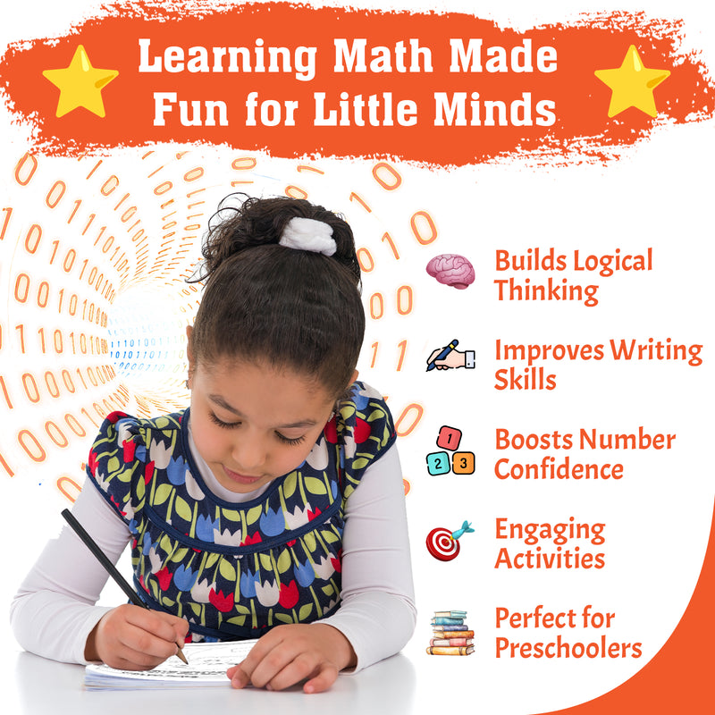 My First Maths Workbook 1 for Kids – 191 Fun  Activities for Counting & Early Learning (Age 3+Years)