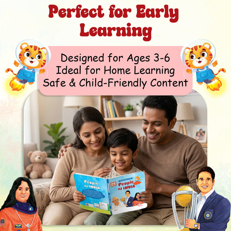People of India – Early Learning Board Book for Kids (Age 3–6 Years) | Toddler Activity Books