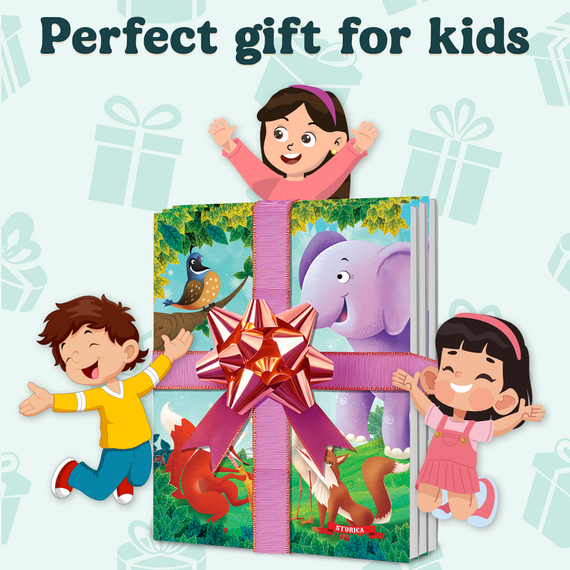 365 Animal Tales for Kids – Moral Lessons Story with Beautiful Illustrations (Age 3+ Years)