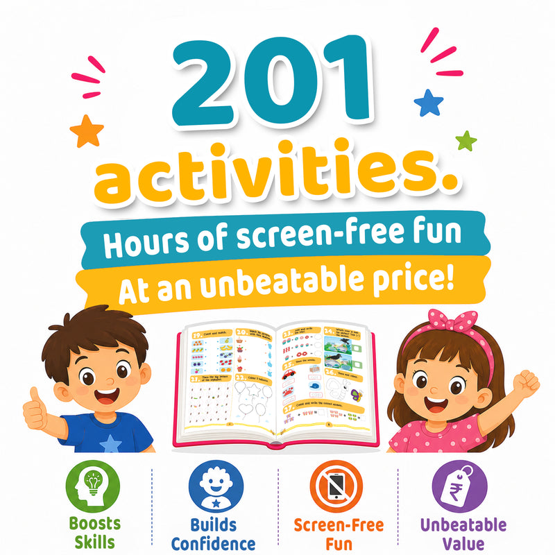 201 Ultimate Activity Book for 4+ Years Kids