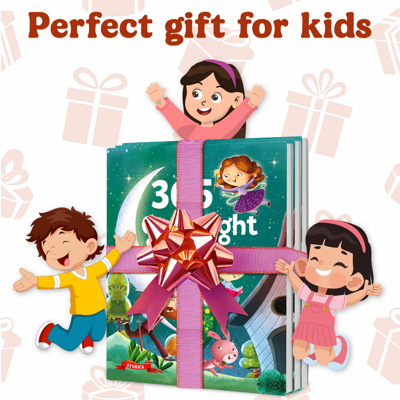 365 Goodnight Stories for Kids – Moral Lessons Story with Beautiful Illustrations (Age 3+ Years)