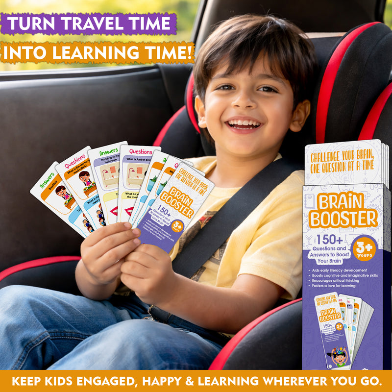 Brain Booster -Flash Card Memory Learning Game for Kids, Teens, and Adults (Age 3+ Years)