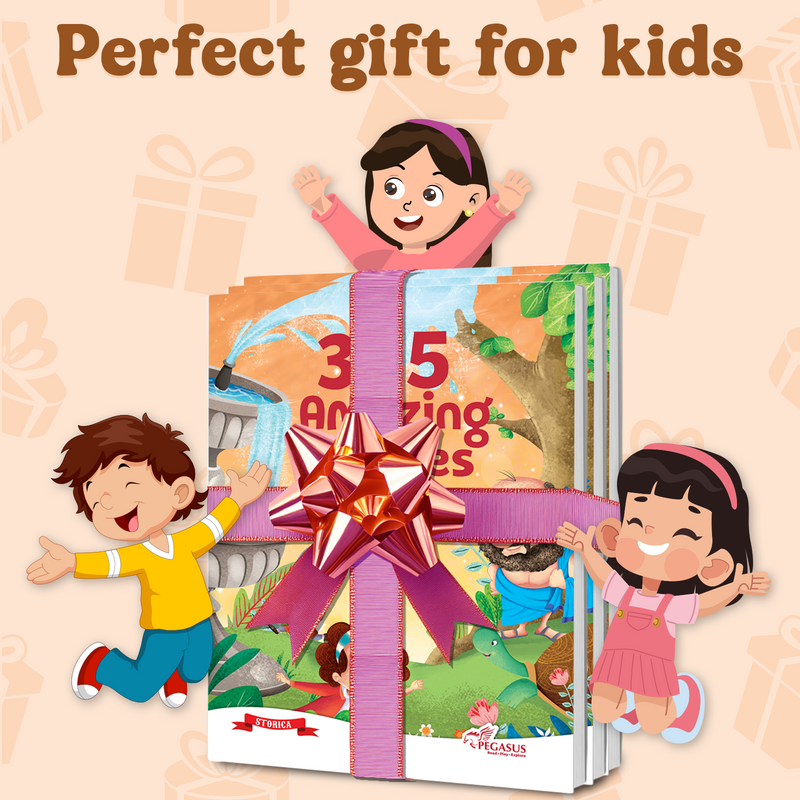 365 Amazing Stories for Kids – Moral Lessons Story with Beautiful Illustrations (Age 3+ Years)