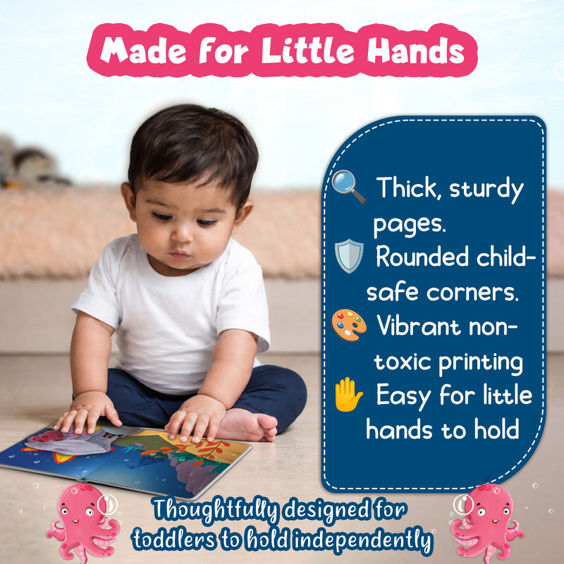 Peekaboo! Under The Sea– Interactive Early Learning & Sea Adventures Book for Toddlers (Ages 1+)