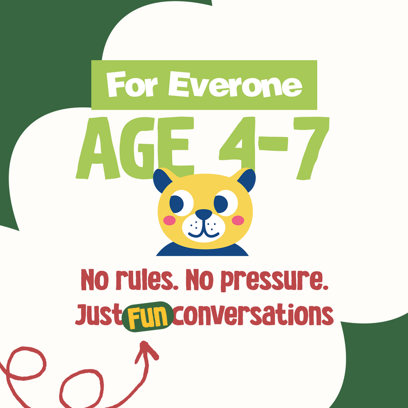 Fries with Friends - Tiny Talks Fun Conversation Stick Game For Kids and Teens (Age 4-7 Years)