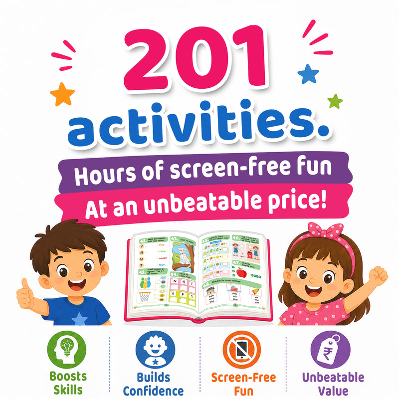201 Ultimate Activity Book for 5+ Years Kids