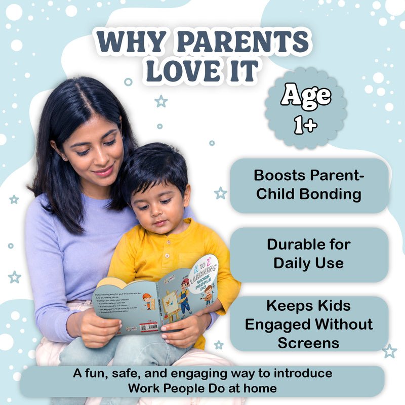 A to Z Learning Work People Do Board Book for Kids – Early & Fun Learning Book (Age 1+ Years)