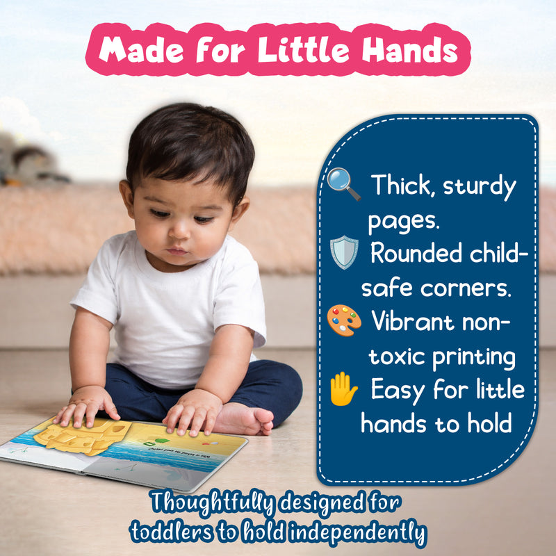 Peekaboo! On The Beach– Interactive Early Learning & Beach Adventures Book for Toddlers (Ages 1+)