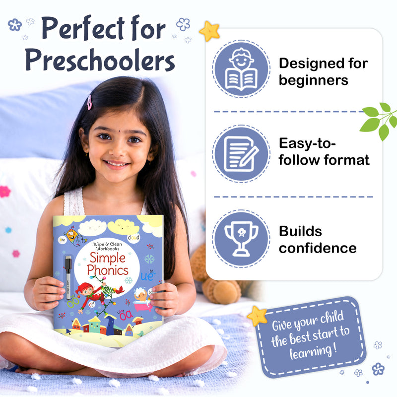 Phonics - Wipe & Clean Workbook