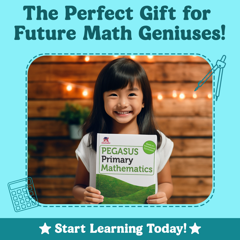 Pegasus Primary Mathematics Book 5 for Kids – Simplification, Area, Volume & Algebra Workbook (Age 4+ Years)