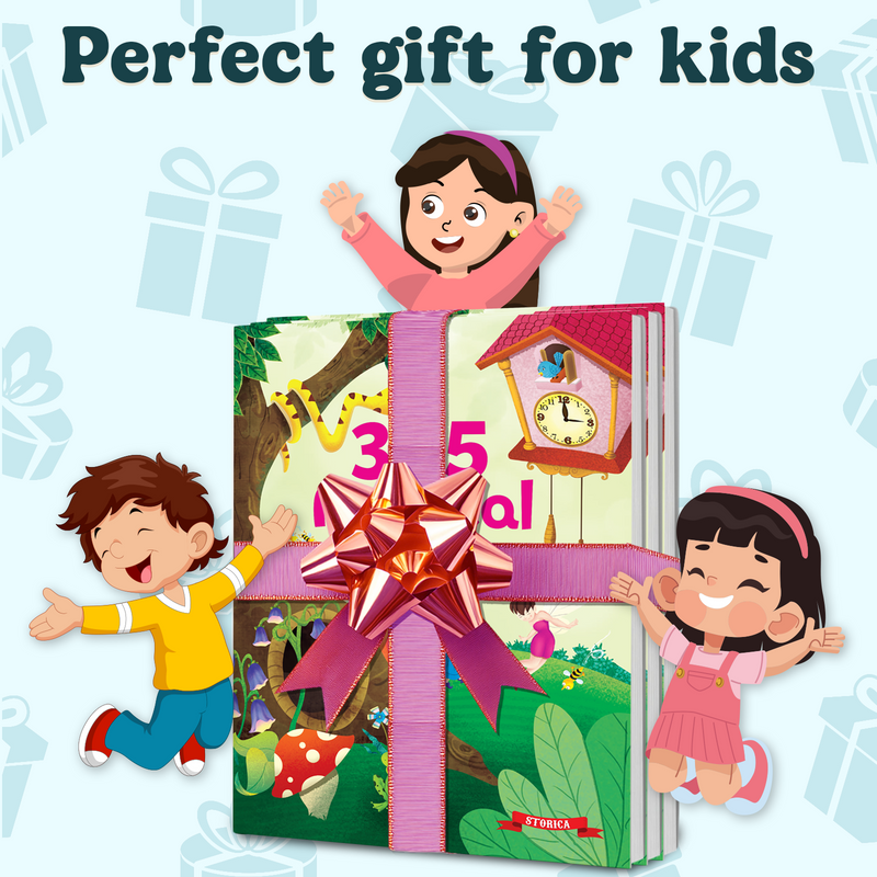365 Magical Tales for Kids – Moral Lessons Story with Beautiful Illustrations (Age 3+ Years)
