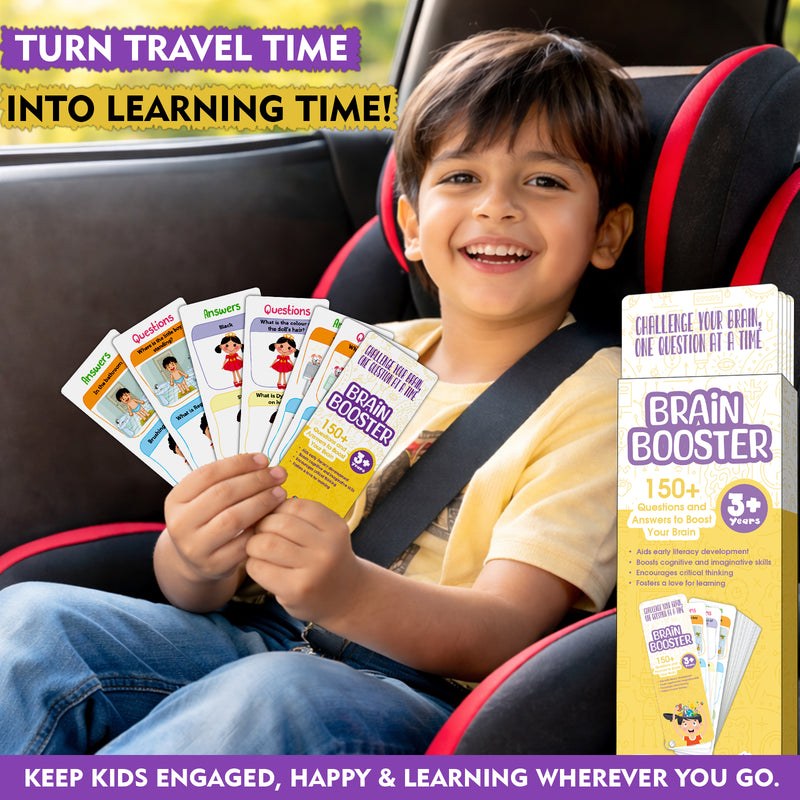 Brain Booster -Flash Card Memory Learning Game for Kids, Teens, and Adults (Age 3+ Years)