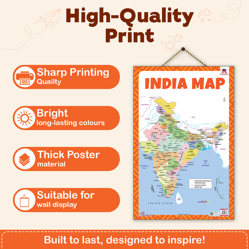Geography Charts – Early Learning Wall Charts (Thick Lamination)