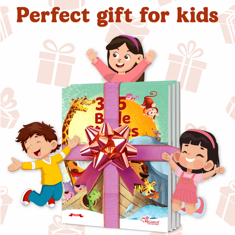 365 Bible Stories for Kids – Moral Lessons Story with Beautiful Illustrations (Age 3+ Years)