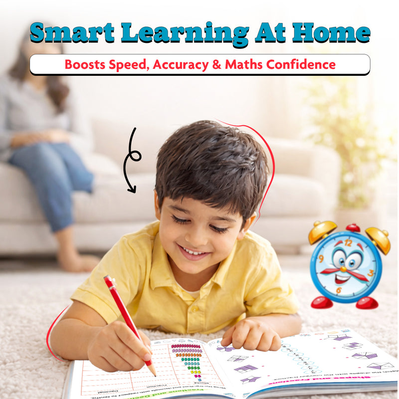 STEAM Maths Angles Fractions & Decimals Workbook for Class 3 (Age 7–9 Years)