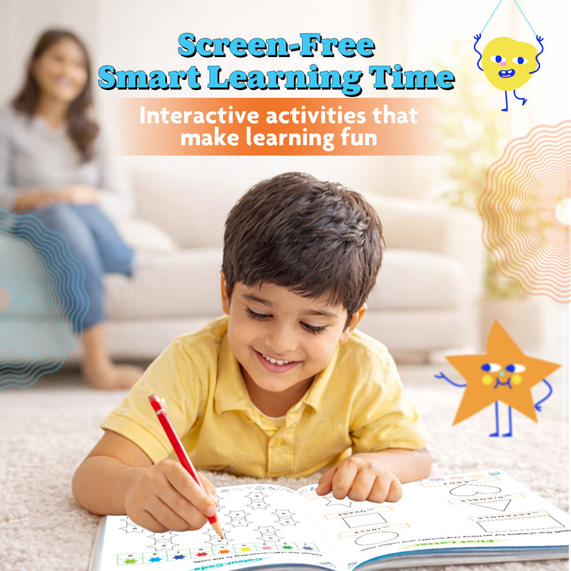 STEAM Maths Shapes & Patterns Workbook for Class 1 | Early Maths Activity Book (Age 5–7 Years)