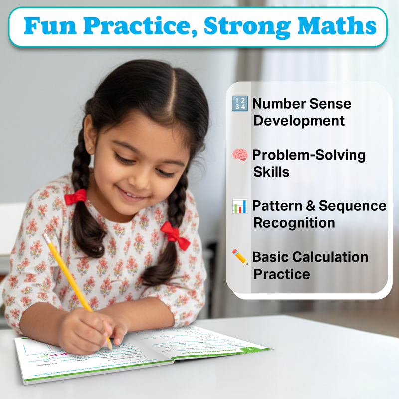 Maths Olympiad Workbook 3 | Practice Activity Book with Step-by-Step Solutions (Age 6+ Years)