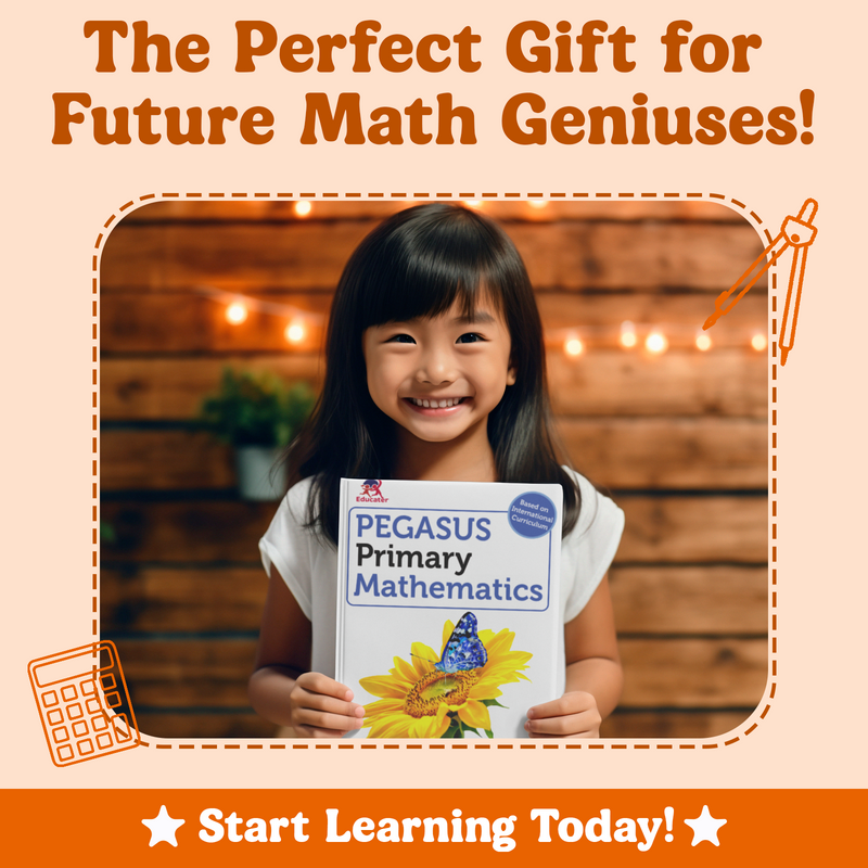 Pegasus Primary Mathematics Book 4 for Kids – Multiplication, HCF & LCM Workbook (Age 4+ Years)