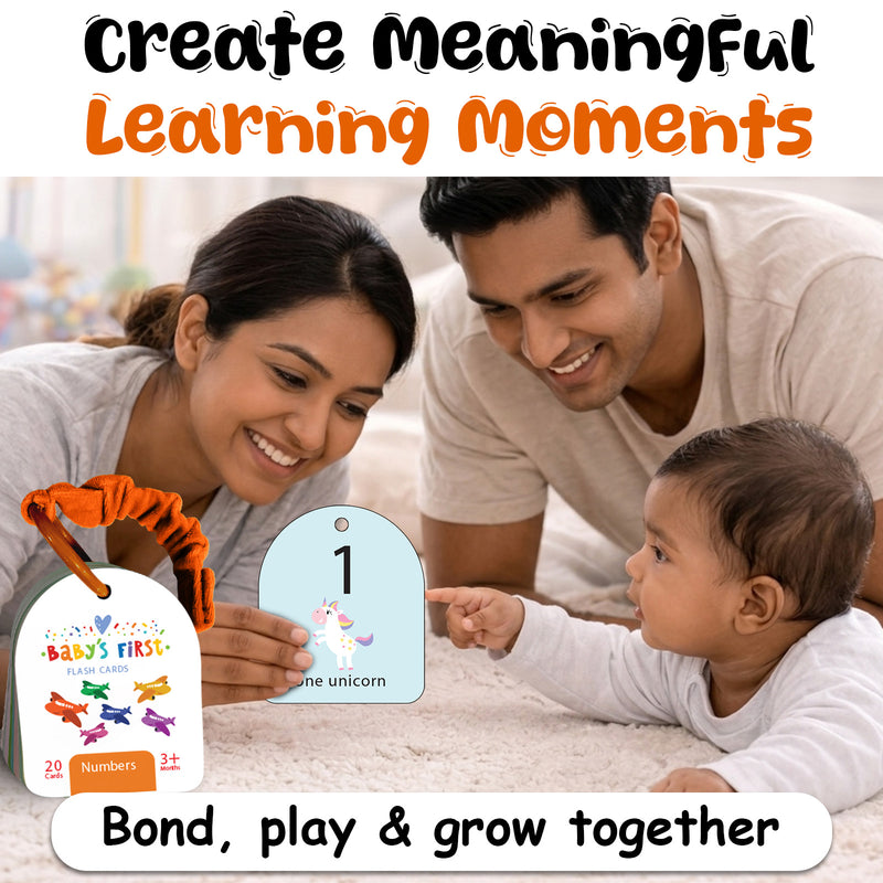 Baby’s First Flash Cards – Numbers | Number Learning & Mind Building Cards (3+ Months)