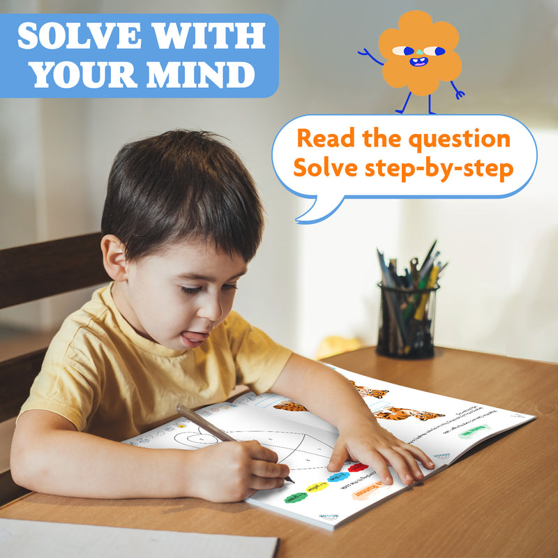 STEAM Wonders of Maths Workbook for Class 1 | Early Maths Activity Book for Shapes, Patterns & Numeracy Skills (Age 5–7 Years)