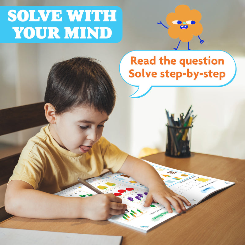 STEAM Maths Shapes & Patterns Workbook for Class 1 | Early Maths Activity Book (Age 5–7 Years)