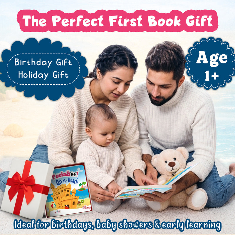 Peekaboo! On The Beach– Interactive Early Learning & Beach Adventures Book for Toddlers (Ages 1+)