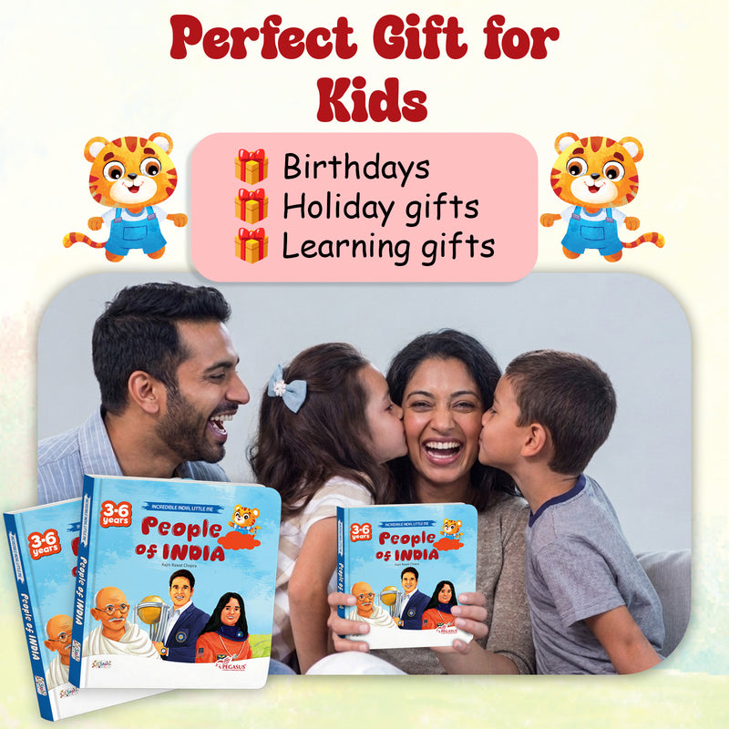People of India – Early Learning Board Book for Kids (Age 3–6 Years) | Toddler Activity Books