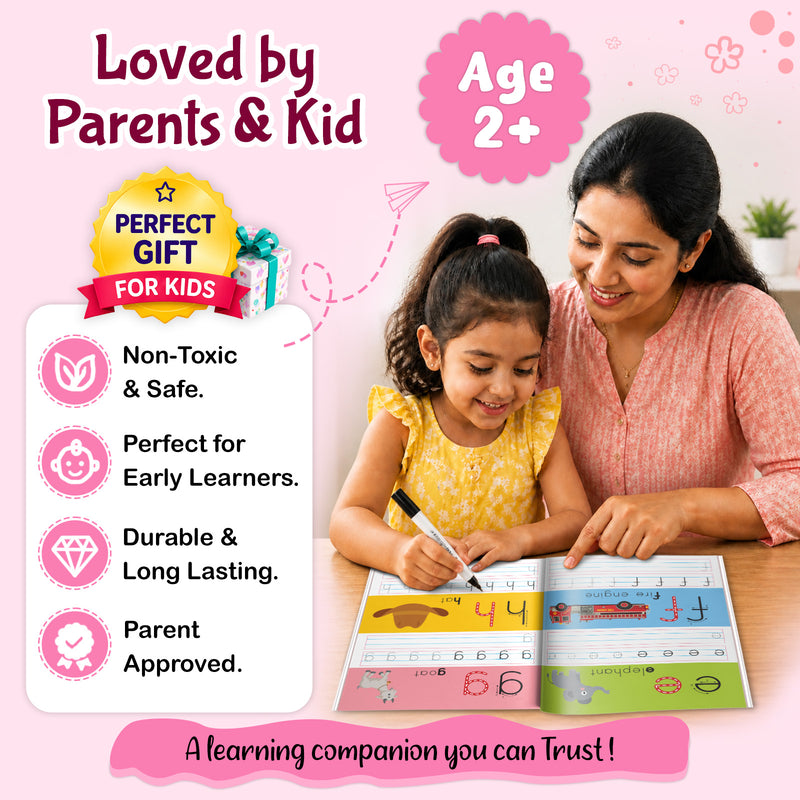 Lowercase Alphabet- Wipe & Clean Workbook
