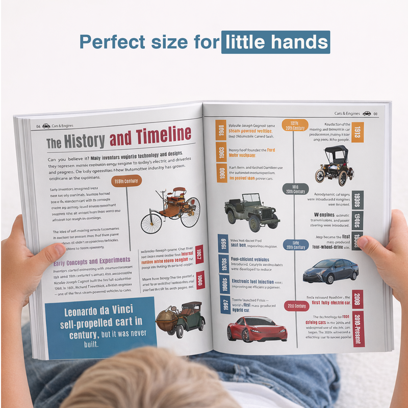 My Very First Cars & Engines Encyclopedia for Kids | Vehicle & Engine Learning Book (Age 4+ Years)