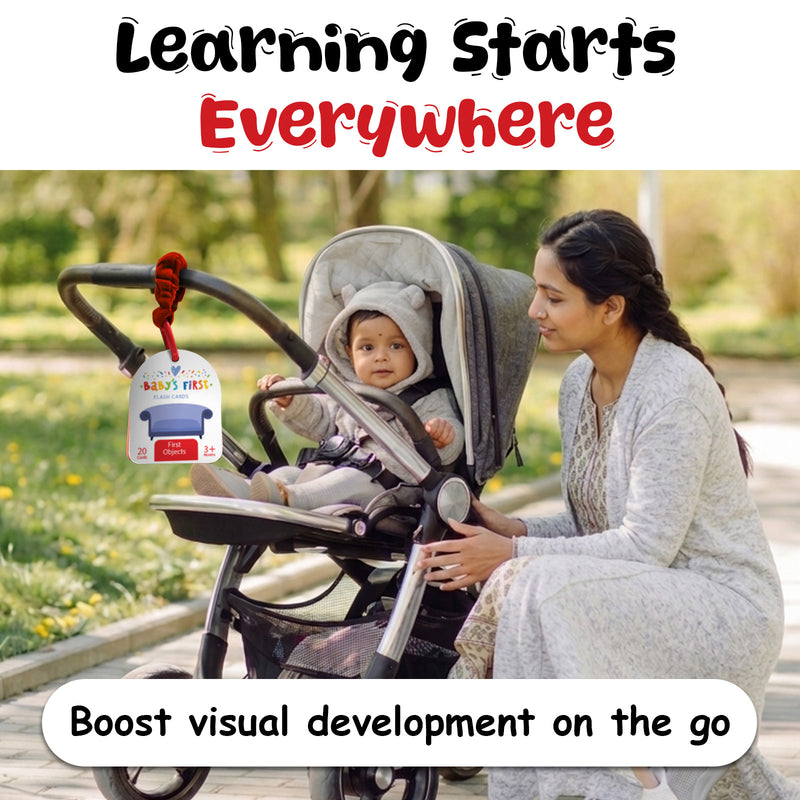 Baby’s First Flash Cards – First Objects | Early Learning & Mind Building Cards (3+ Months)
