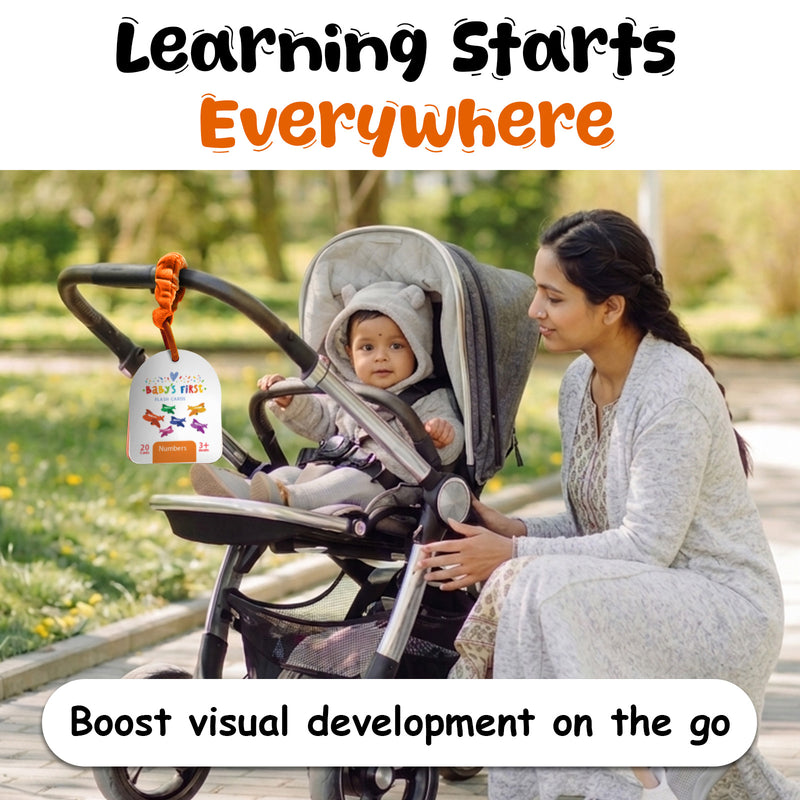 Baby’s First Flash Cards – Numbers | Number Learning & Mind Building Cards (3+ Months)
