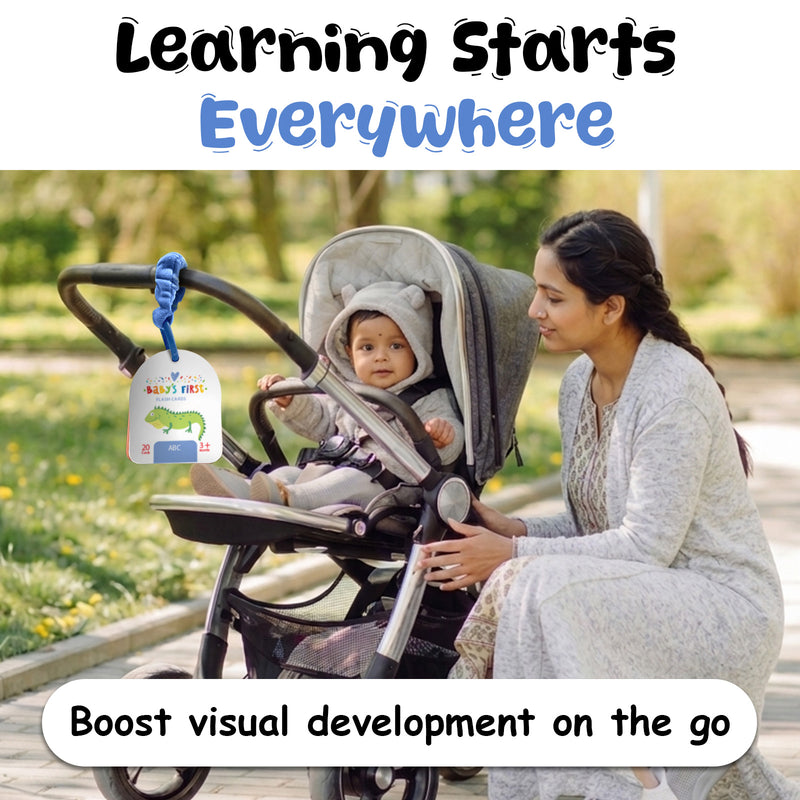 Baby’s First Flash Cards – ABC | Alphabet Learning & Mind Building Cards (3+ Months)