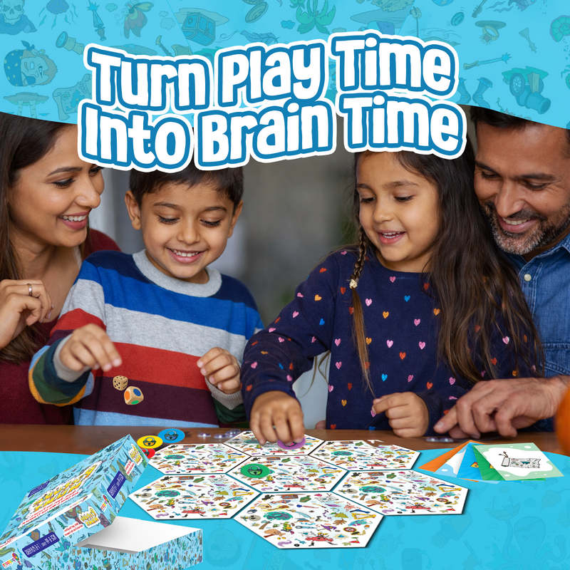 Picture Hunt – Board Game for Kids and Family (Age 6–99 Years) | Brain Game | 1–6 Players