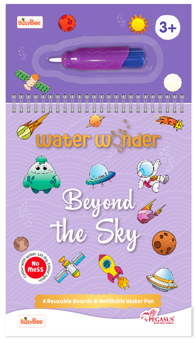 Water Wonder Colouring Book – Beyond the sky Reusable Magic Books for Kids (Age 3+ Years)