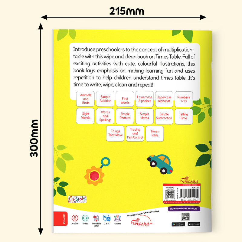 Times Table - Wipe & Clean Workbook