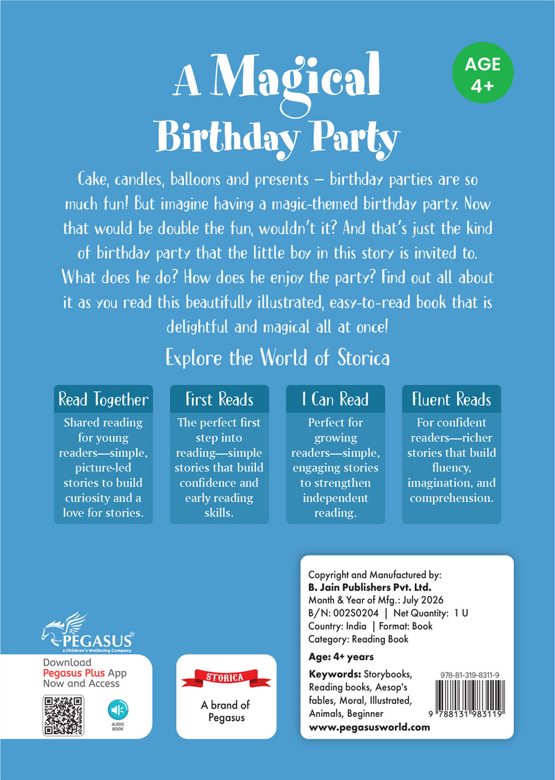 A Magical Birthday Party Picture Book For Kids Moral Bedtime Stories Birthday Adventure, Kindness and Responsibility Story Book (Age 4+ Years)