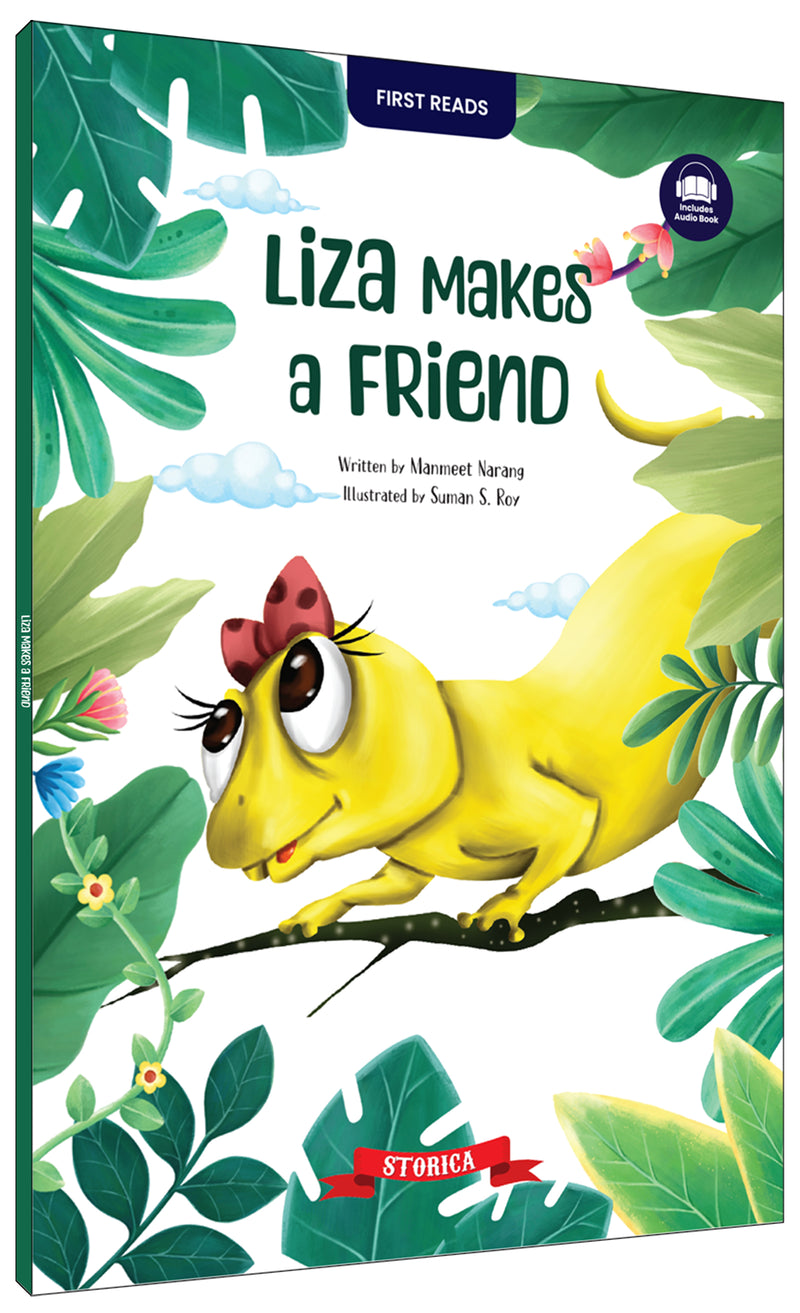 Liza Makes a Friend Picture Book for Kids - Moral and Adventure Stories, Friendship, Kindness and Imagination (Age 4+ Years)