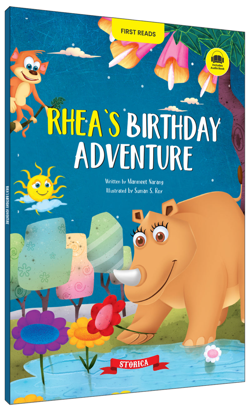 Rhea's Birthday Adventure Picture Book for Kids - Moral and Adventure Stories  Friendship, Kindness and Imagination (Age 4+ Years)