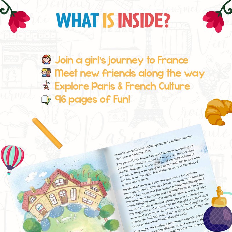 The Globetrotters Finding Friends in France – Kids Travel Story Book on French Culture  (Age 6+ Years)