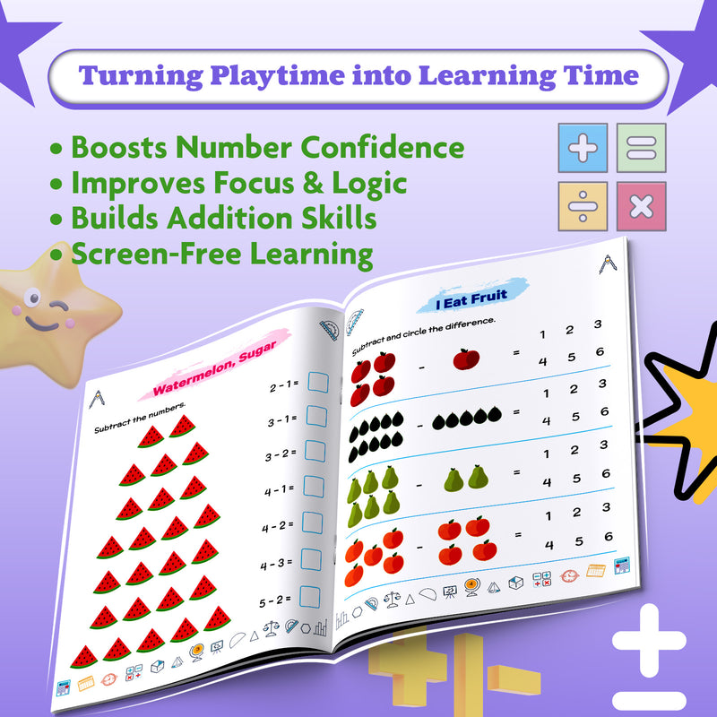 STEAM Wonders of Maths Workbook for Class 2 | Subtraction Activity Book with Fun Maths Exercises & Number Sense Practice (Age 6–8 Years)