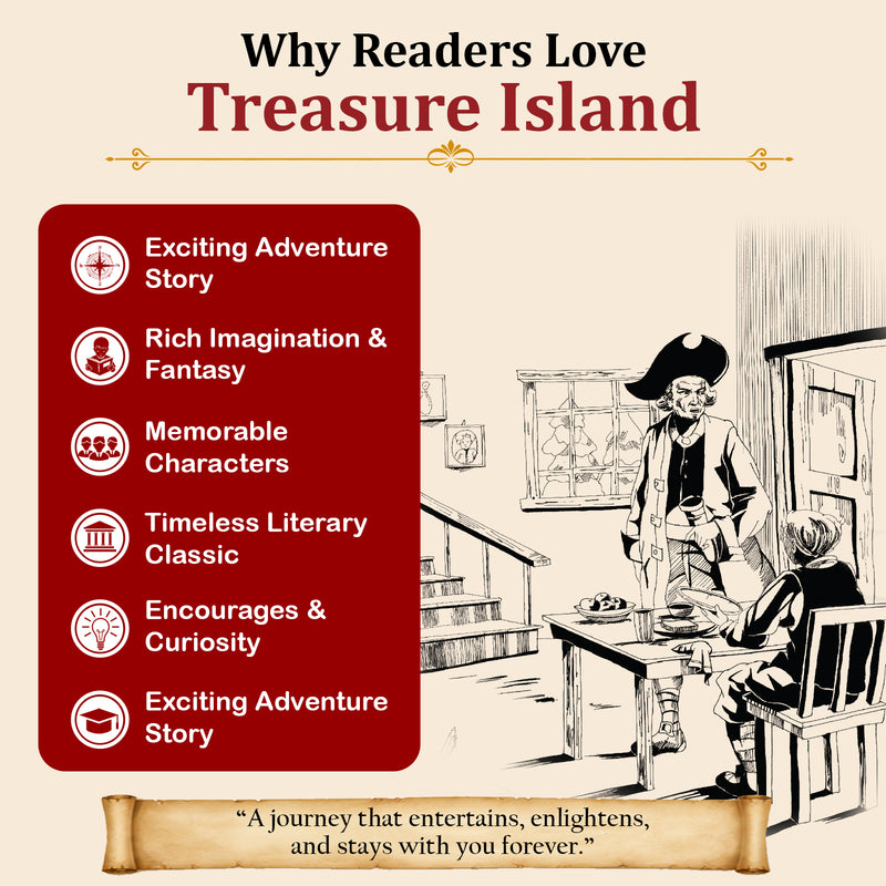 Treasure Island – Pegasus Illustrated Classics | Read & Shine Series (Hardcover, Ages 9+)