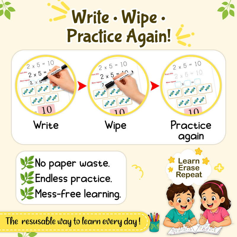 Times Table - Wipe & Clean Workbook