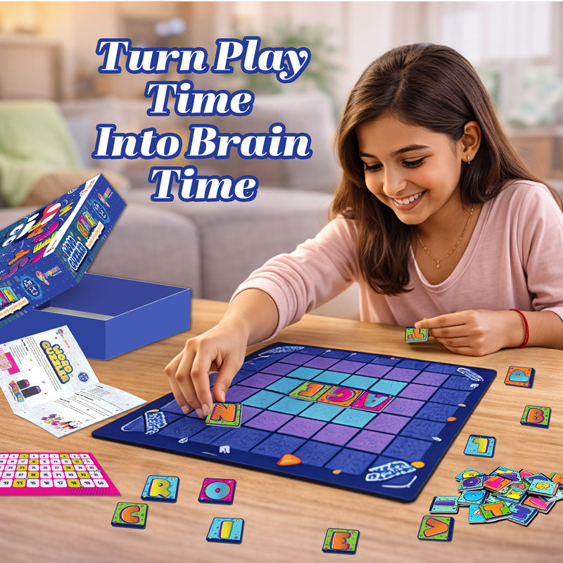Word Guzzler – Spelling and Vocabulary Board Game for Kids and Family (Age 8–99 Years)