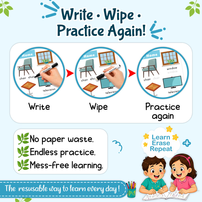 My Town - Wipe & Clean Workbook