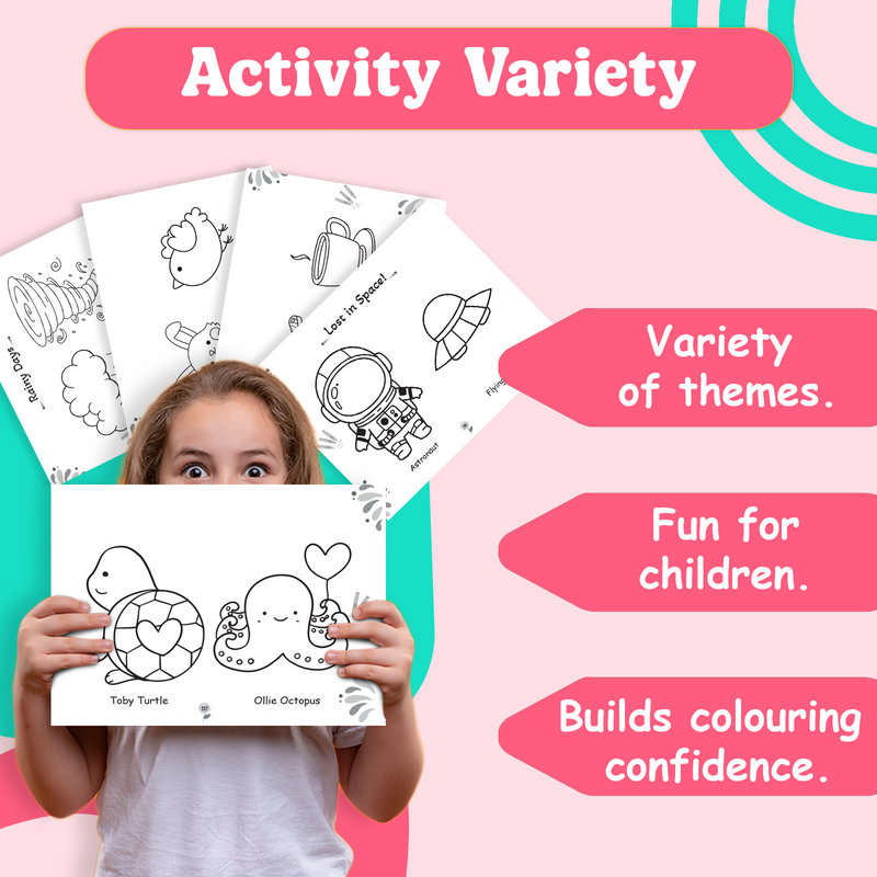 My Jumbo Book of Colouring for Kids – Fun Creative Workbook with 184 Fun Colouring Pages (Age 3+ Years)