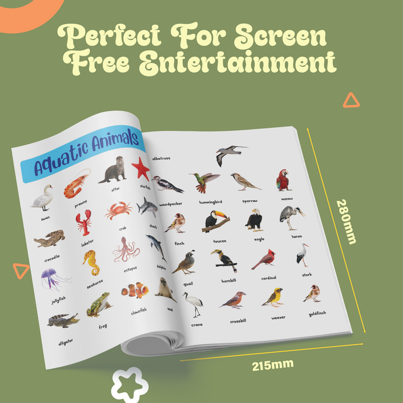 400+ Ultimate Stickers Animals and Birds for Kids – Fun Learning Activity Book (Age 3+ Years)