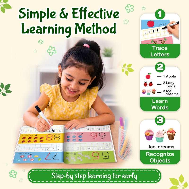 Numbers 1-10 - Wipe & Clean Workbook